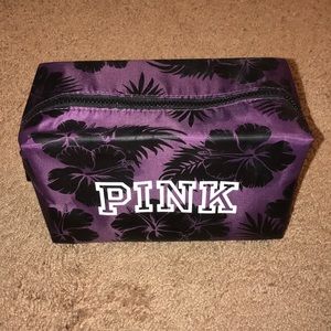 Pink Victoria secret makeup bag